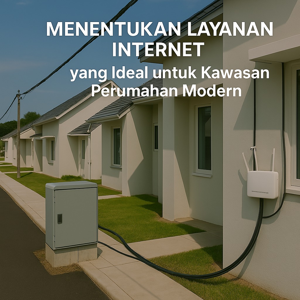 Menentukan Layanan Internet yang Ideal untuk Kawasan Perumahan Modern