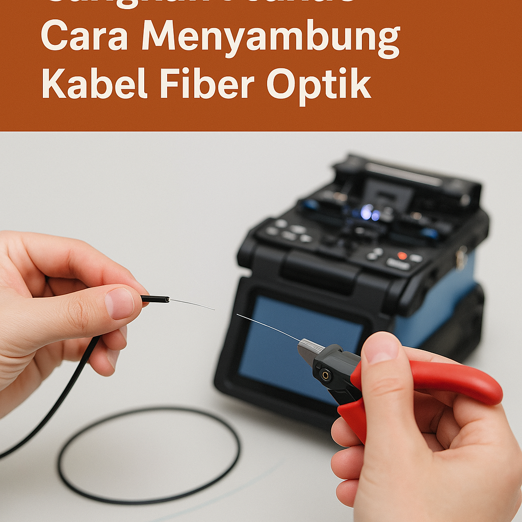 Langkah Praktis Cara Menyambung Kabel Fiber Optik