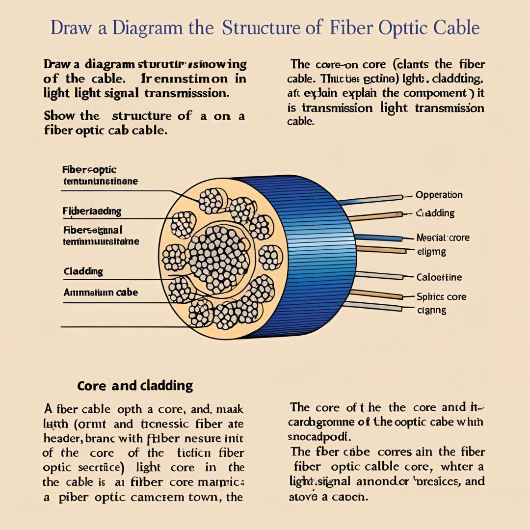 fungsi core pada kabel fiber optik adalah