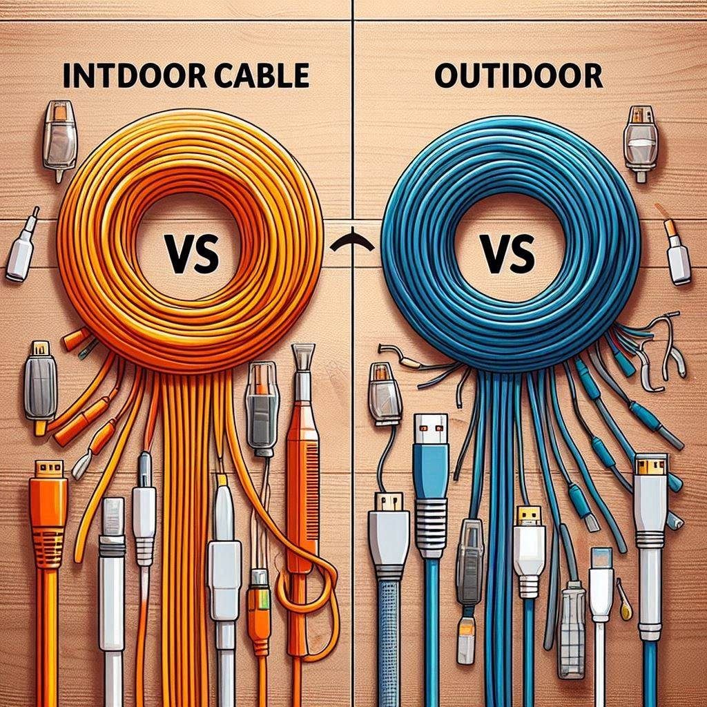 Perbedaan Kabel Fiber Optik Outdoor dengan Indoor